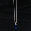 OLIO E ACETO Sterling Silver Quartzite/Lapis Lazuli/Red Snakeskin Jade Morning Dew Pendant Necklace OLIO-OA13N02-YL Blue (OA13N01)